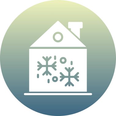 Kar simge vektör çizim