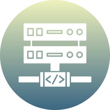 Bilgisayar. Web simgesi basit illüstrasyon