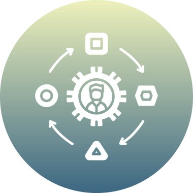 ayar simgesi, vektör illüstrasyonu