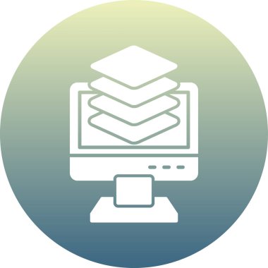 vektör izleyici simgesi illüstrasyonu