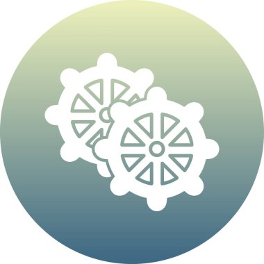 gear web icon simple illustration