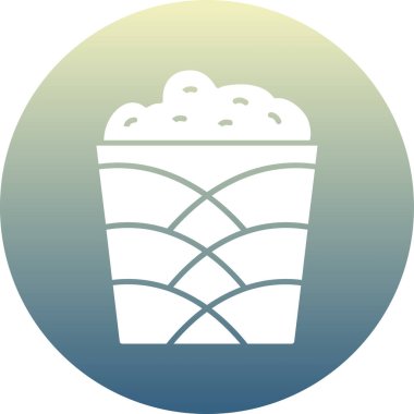 Bir fincan kahvenin vektör simgesi