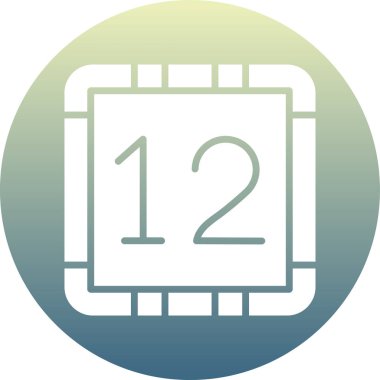 Takvim simgesi. Web için takvim vektör simgelerinin basit çizimi