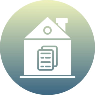 ev vektörü simgesi modern basit tasarım illüstrasyonu