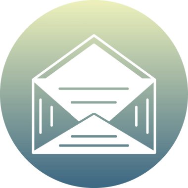 Zarf mektubu. Web simgesi