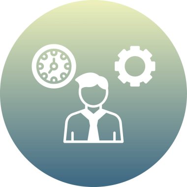 iş simgesi vektör illüstrasyonu