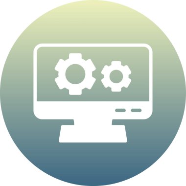 Dizüstü web simge vektör çizim