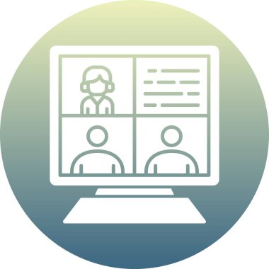 seo modern simgesinin vektör illüstrasyonu