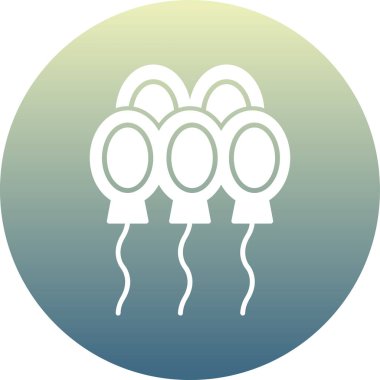 Yumurta ikonu vektör illüstrasyonu