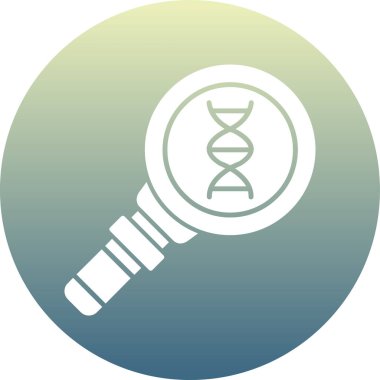 Benzersiz DNA vektör simgesi