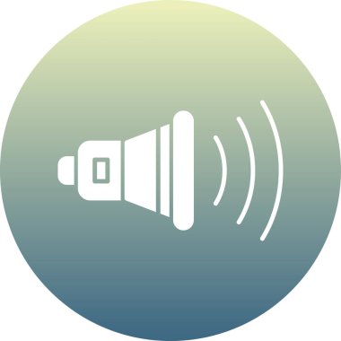 ses simgesi vektör illüstrasyonu