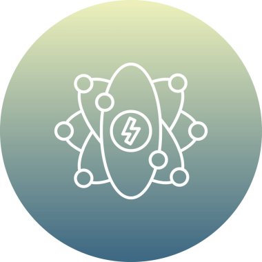 Modern bir simgenin vektör illüstrasyonu