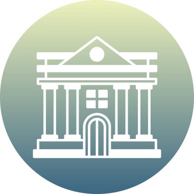 Bina. Web simgesi basit tasarım