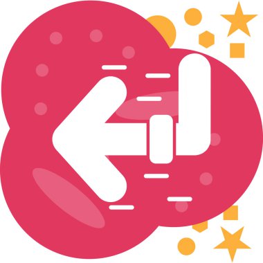 Vektör illüstrasyonu, simge ögesi arkaplanı