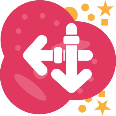 Şeker ikonu vektör illüstrasyonu