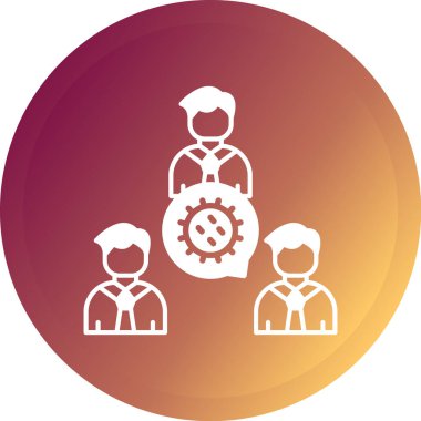 Seo ve simge konseptinin vektör illüstrasyonu