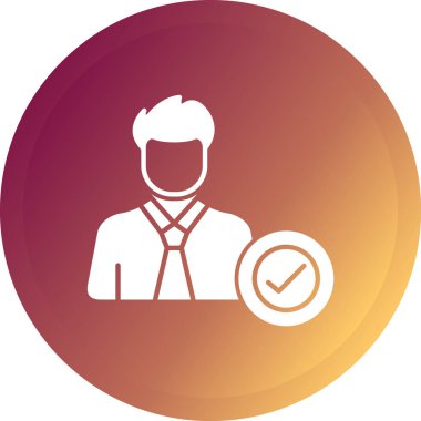 Evrak çantalı bir adamın vektör çizimi