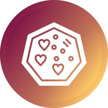 Kalp simgesinin vektör illüstrasyonu