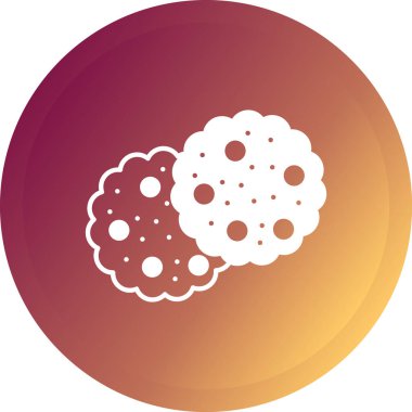 Corona virüsü, covid 19, salgın, parçacık bloğu simgesi, vektör çizimi düz tasarım