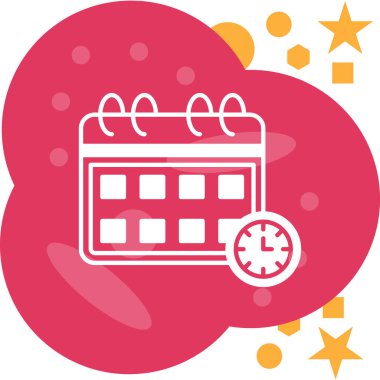 Takvim. Web simgesi basit tasarım