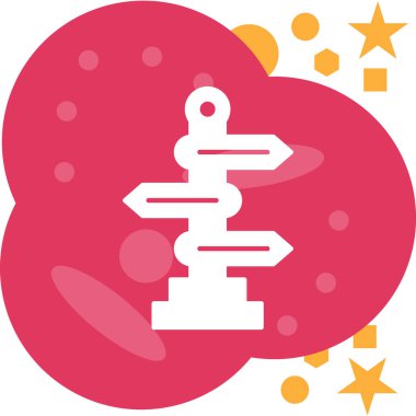 Bir noel ağacı simgesinin vektör illüstrasyonu