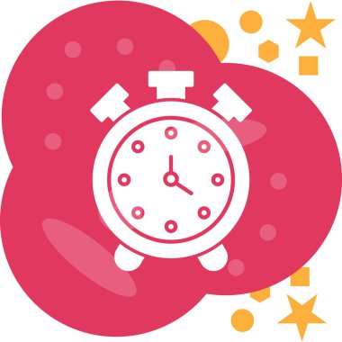 Alarm saat vektör çizimi