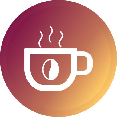 sıcak çay simgesi, vektör illüstrasyonu