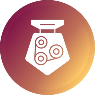 Modern b 'nin vektör illüstrasyonu eksik simgesi