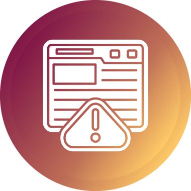 Web simgesi vektör illüstrasyonu