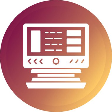 Web simgesi vektör illüstrasyonu