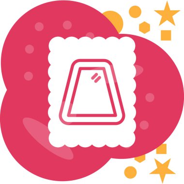 yiyecek ikonu vektör illüstrasyonu.