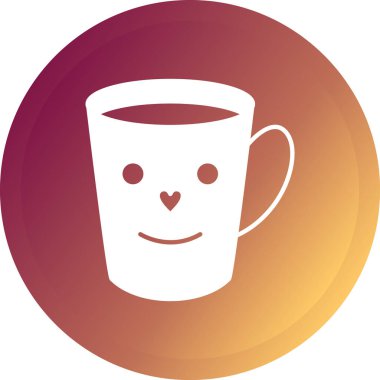 kahve fincanı ikonu vektör illüstrasyonu