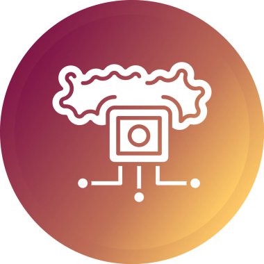 Bir web simgesinin vektör illüstrasyonu