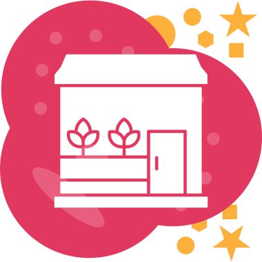 trend biçimi izole edilmiş arkaplanda bitki simgesi