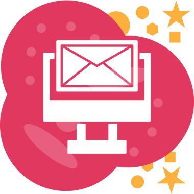 e- posta simgesi vektör illüstrasyonu