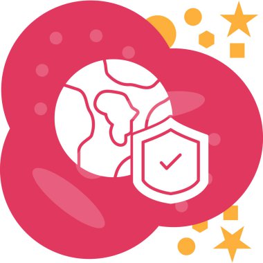 Modern simgenin vektör illüstrasyonu