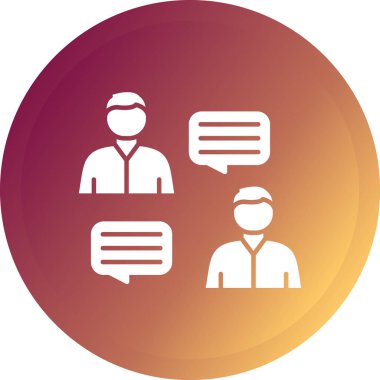 insanlar simge vektör illüstrasyonu