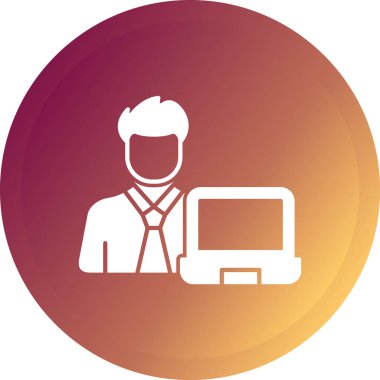 İnsan simgesinin vektör illüstrasyonu