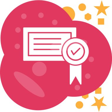 kontrol listesi düz simge vektör illüstrasyonu