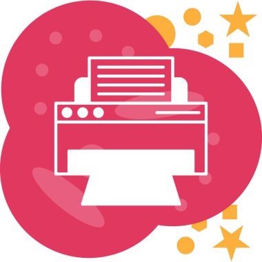 Seo simgesinin vektör illüstrasyonu