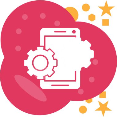 Smartphone Simgesi, vektör illüstrasyonu