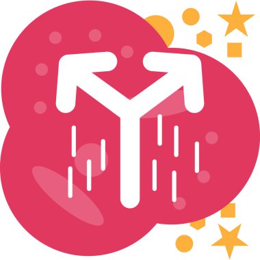 Bir ağaç simgesinin vektör illüstrasyonu