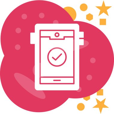 mobil uygulama simgesi, vektör illüstrasyonu