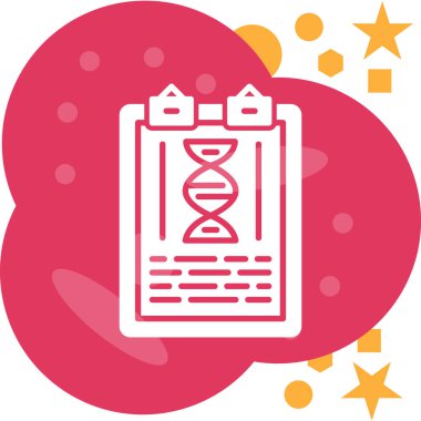 DNA araştırma vektörü modern simgesi