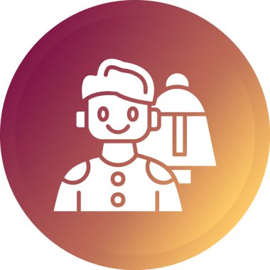 Bir kadın ve erkeğin vektör çizimi