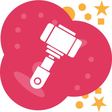 Vektör illüstrasyonu, simge ögesi arkaplanı