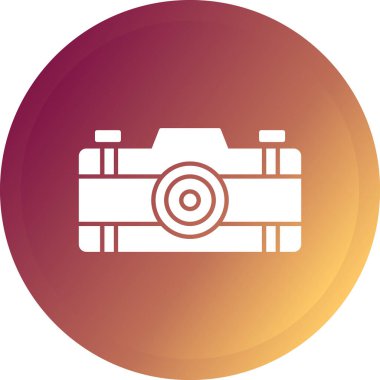 Kamera. Web simgesi basit tasarım