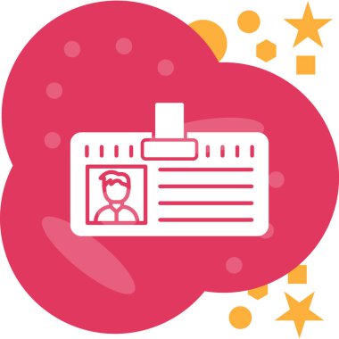 Kart simgesi, vektör illüstrasyonu