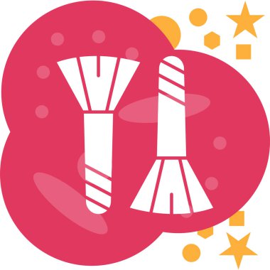 Şeker. Web simgesi basit tasarım