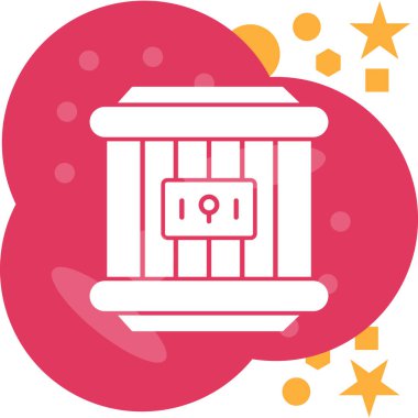 Rozet Simgesi Moda Biçiminde İzole Arkaplan